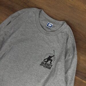 Undefeated Da Beauty League Long Sleeve Shirt Mens XL Gray 5-Strike Graphic Tee